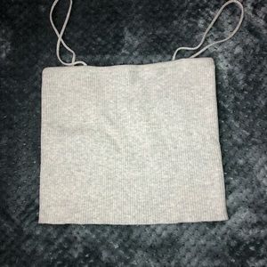 2 cropped tops, Brandy Melville and forever 21